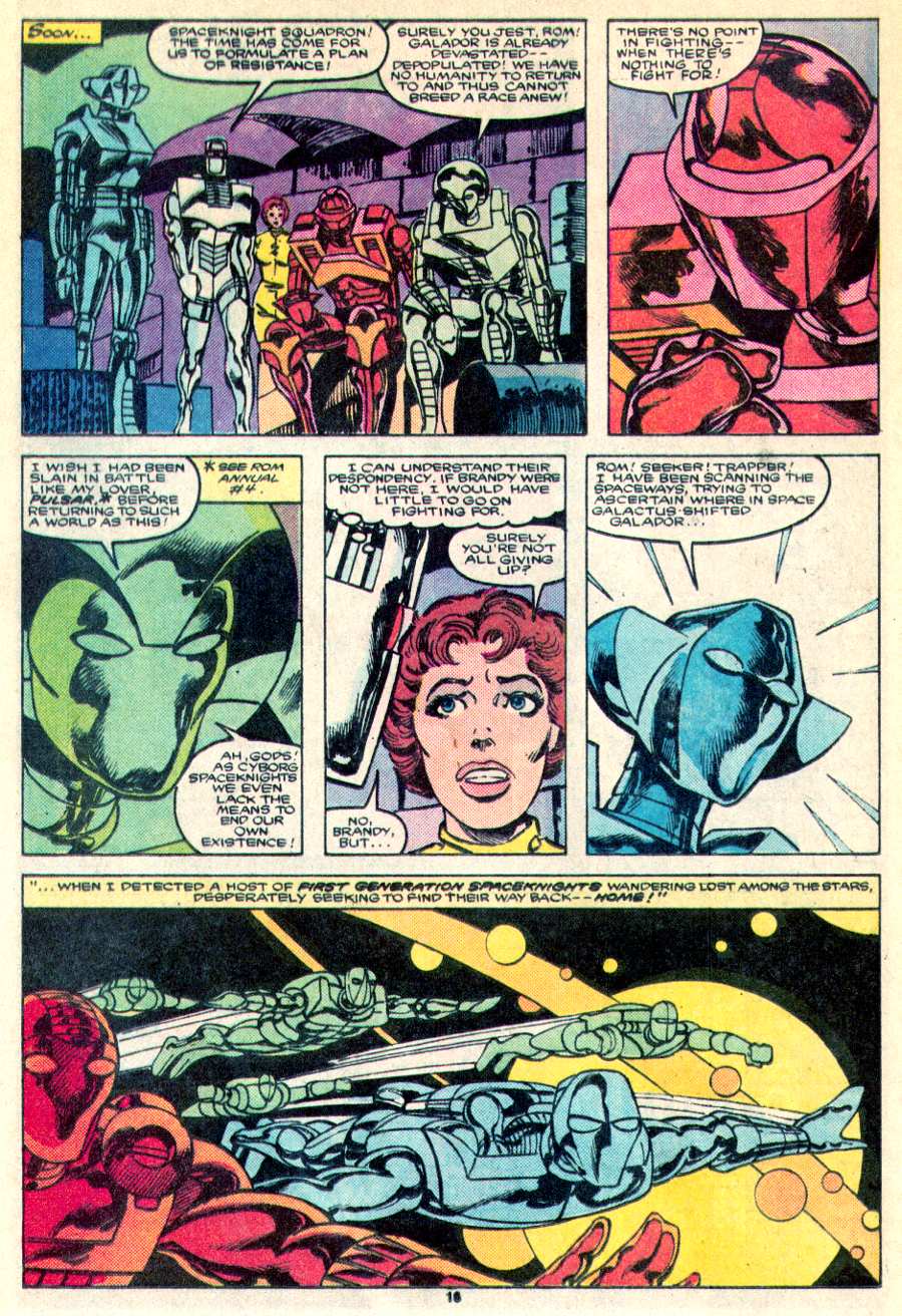 Read online ROM (1979) comic -  Issue #74 - 17