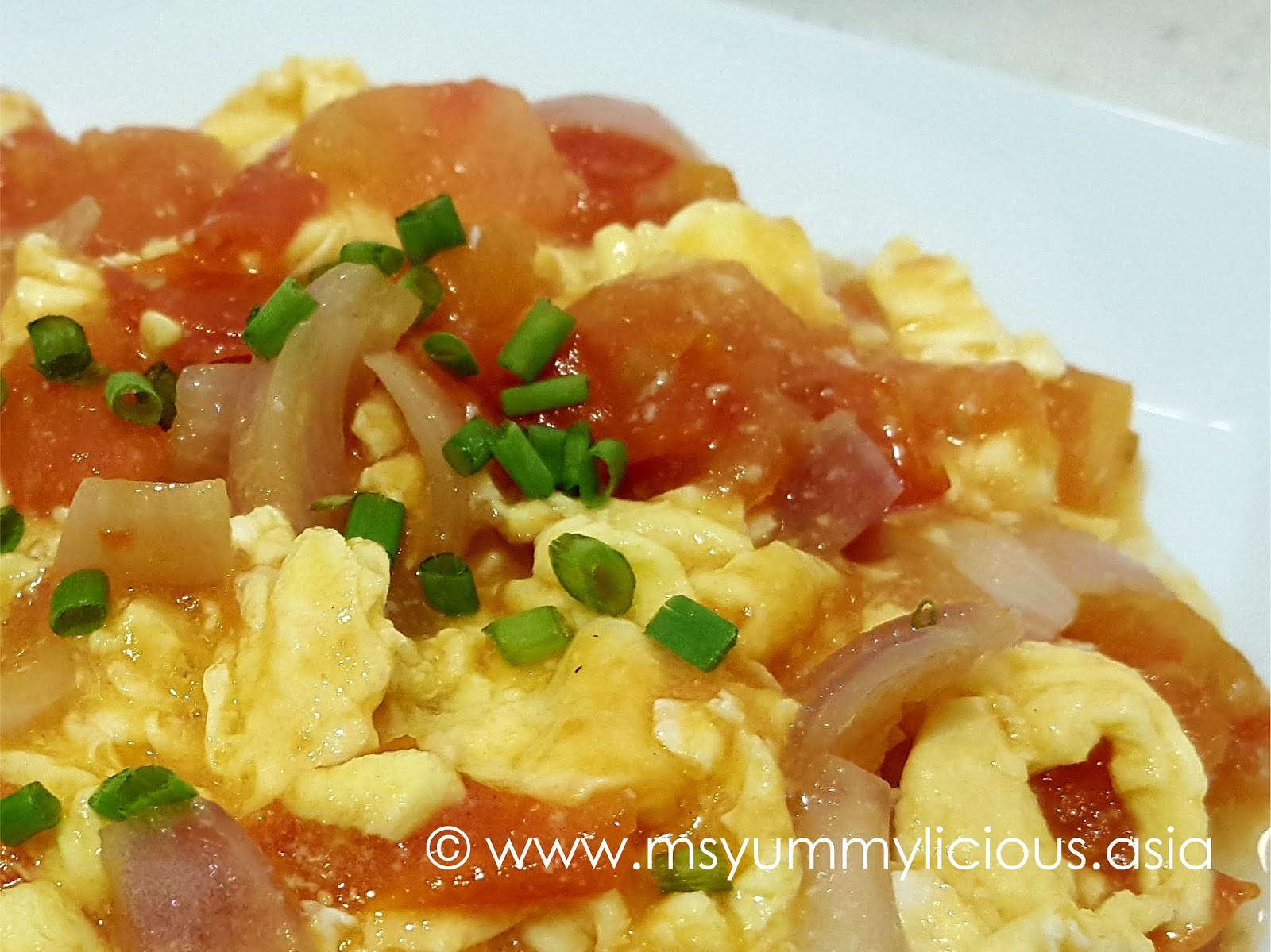 Classic Stirfry Tomato Eggs Yummylicious + Babylicious