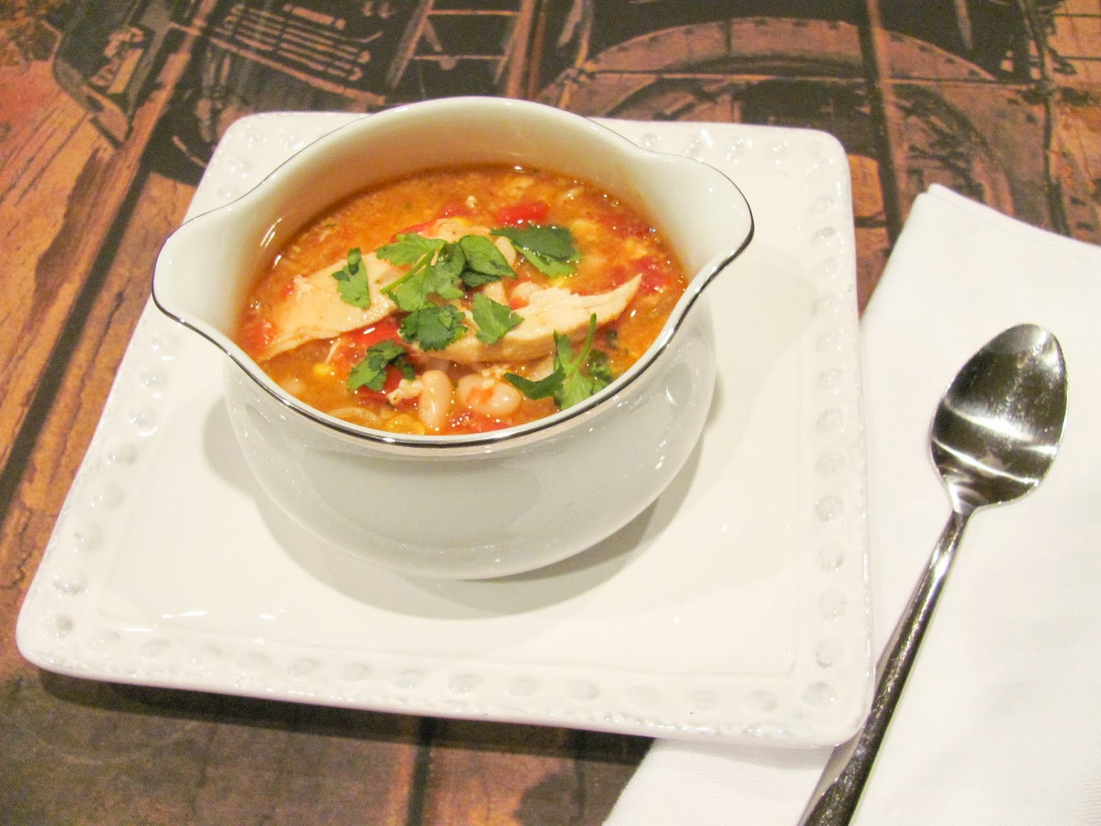 With Blonde Ambition Chicken Tortilla Soup (Slow Cooker)