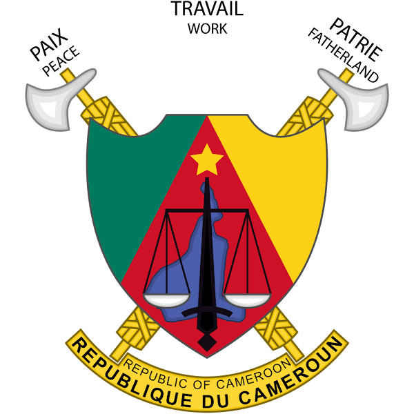 Logo Gambar Lambang Simbol Negara Kamerun PNG JPG ukuran 600 px