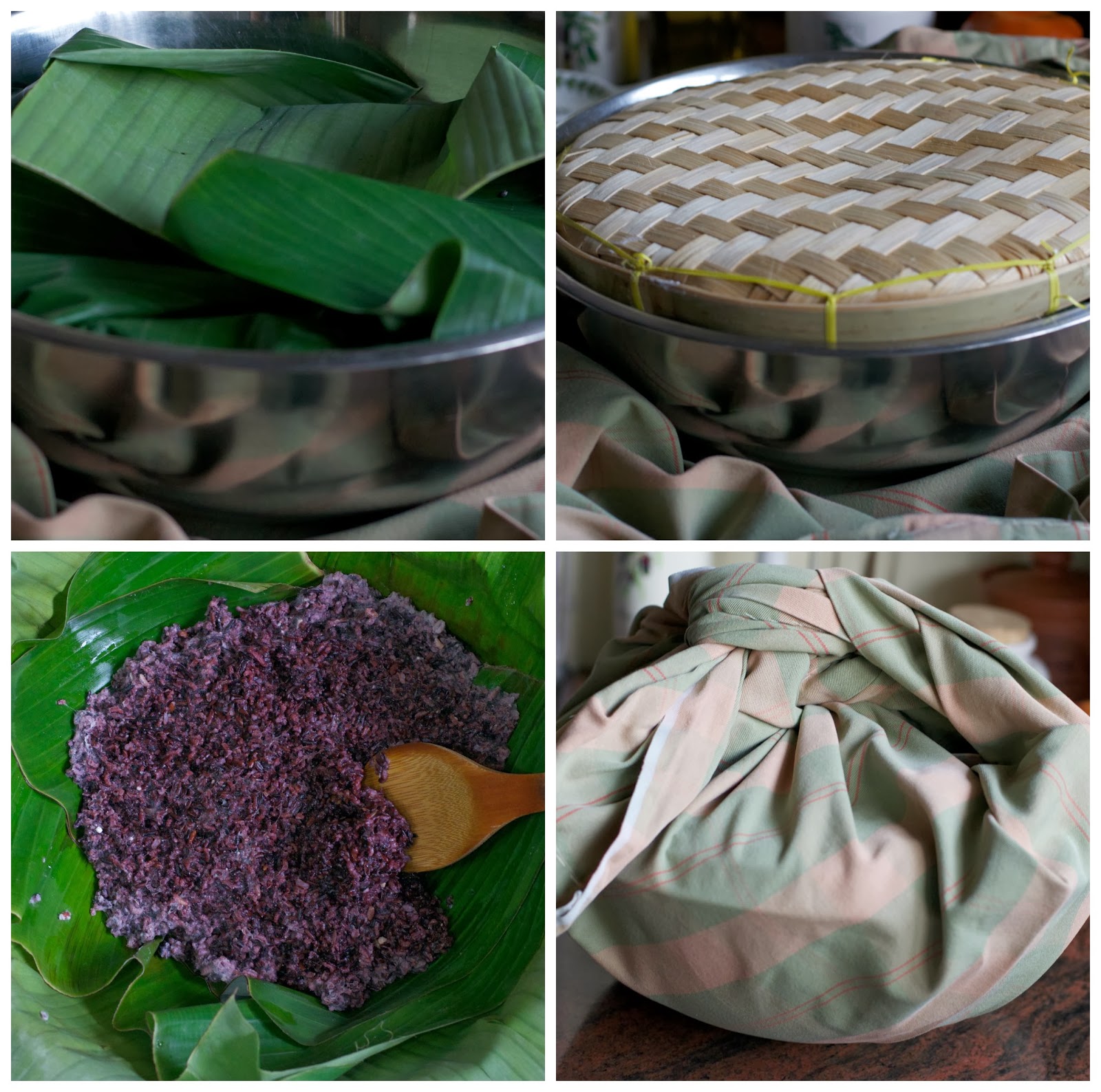 Membuat Tape Ketan Hitam Fermented recipes