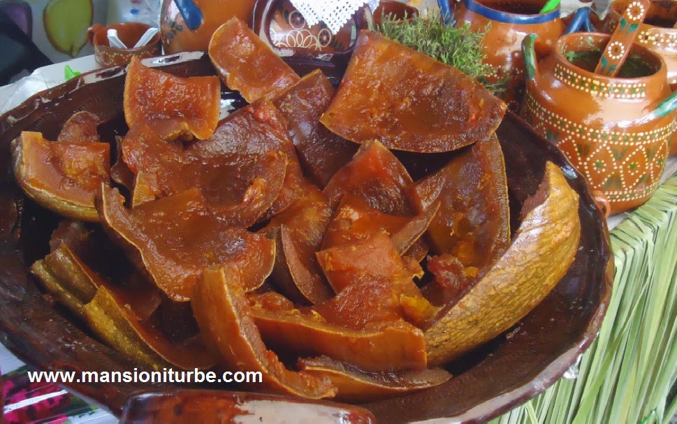 Mexican Sweet Pumpkin Dessert made by the Traditional Cooks of Michoacan