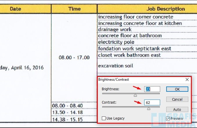 Cara Memperjelas Goresan Pena Dan Gambar Hasil Scan Di