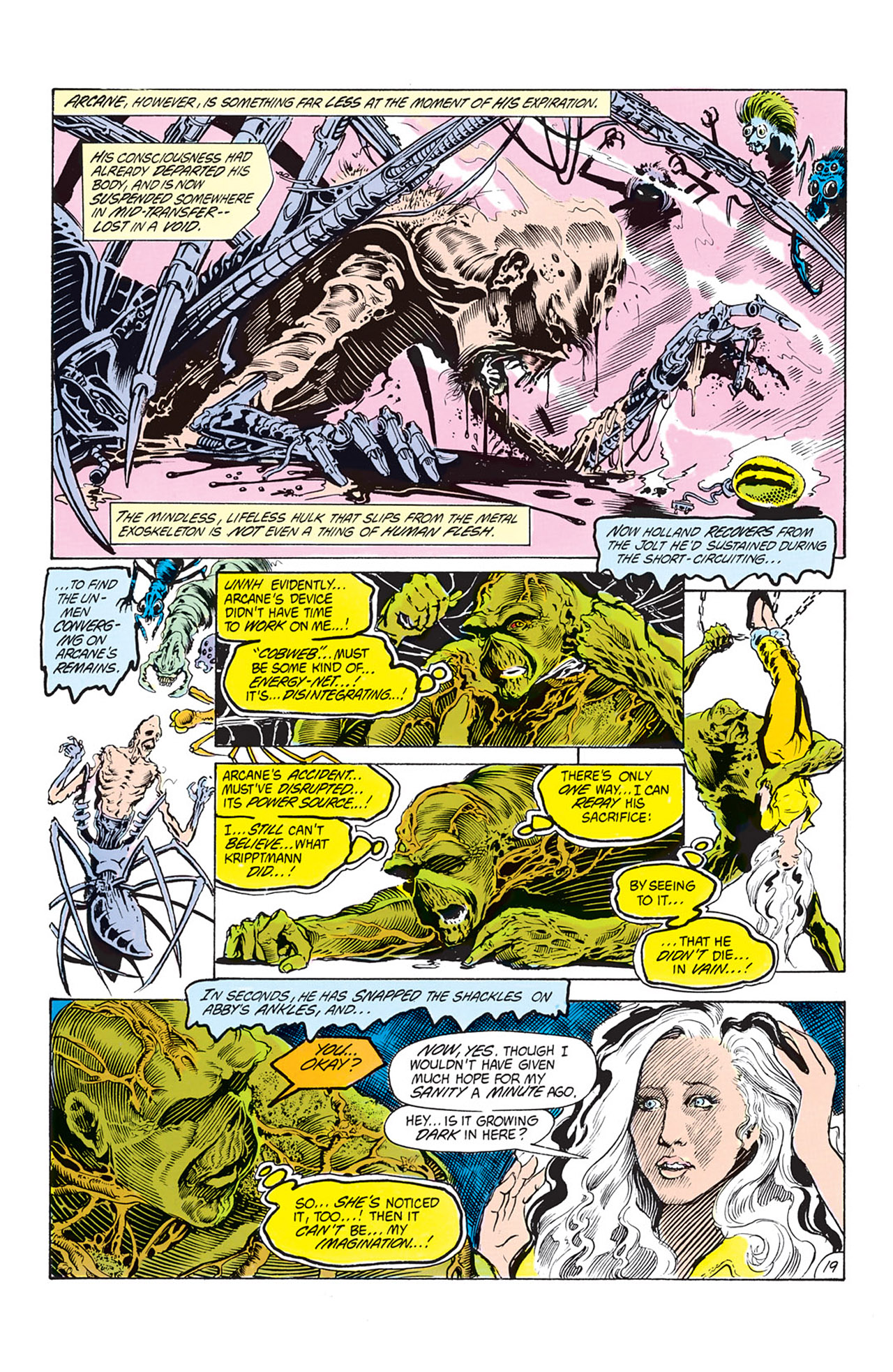 Read online Swamp Thing (1982) comic -  Issue #19 - 19