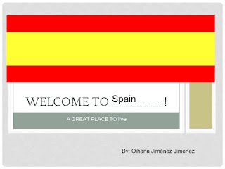  Welcome to Spain! By Ohiana Jiménez