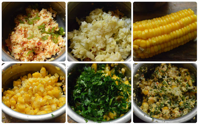 mixed dal sweet corn vadai
