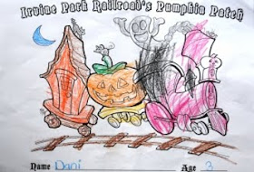 transmissionpress: Pumpkin Patch Coloring Page
