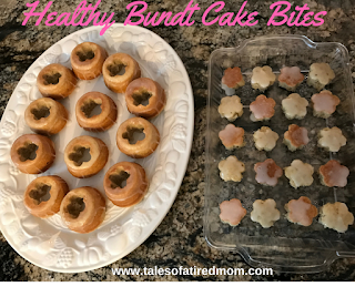 Try these healthy bundt cake bites for the perfect sweet treat. Enjoy these guilt-free bite sized cakes with a delicious glaze.