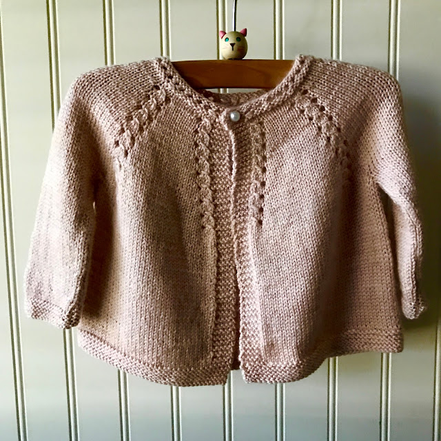 baby cardigan from Little French Knits - Knitionary