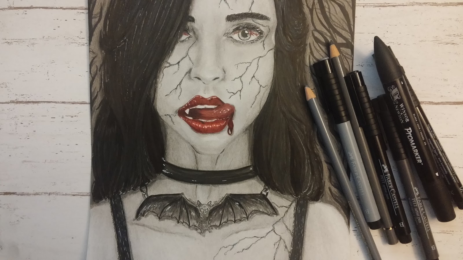 Little Art Monster Wampir Krew I Markery