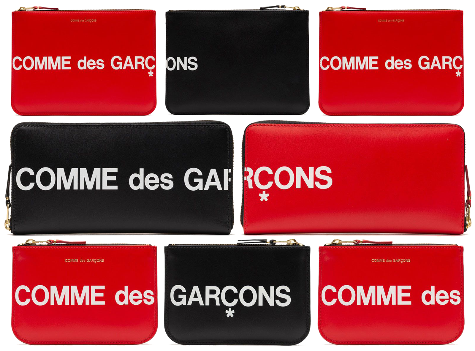 財布：Wallet COMME des GARCONS〈Huge Logo〉｜コムデギャルソン店舗 