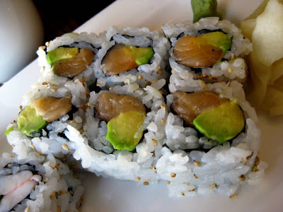 Salmon Avocado Roll at Natsumi Restaurant in New York, NY - Photo by Michelle Judd of Taste As You Go
