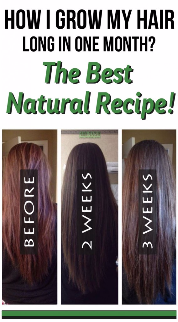 How I Grow My Hair Long In One Month The Best Natural Recipe