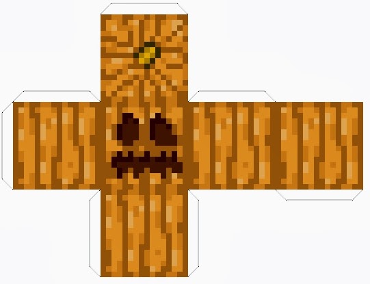 The Life and Times of Rixie the 4th: Minecraft Pumpkin