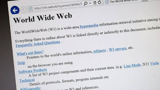 The world's first web browser is presented to the public