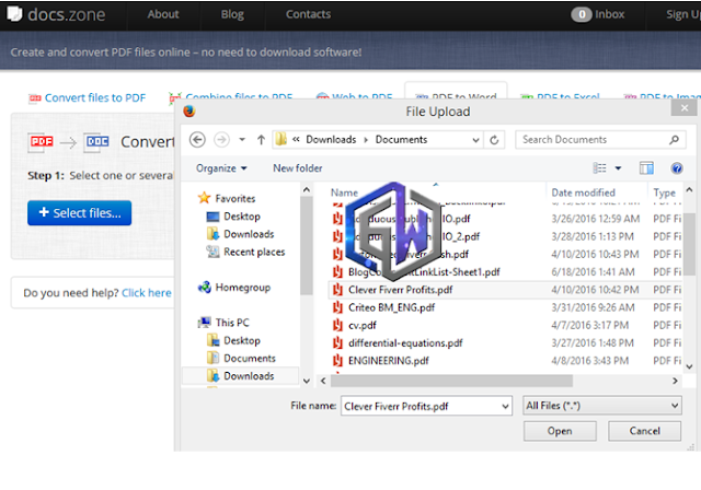 convert pdf files to word format (doc docx)