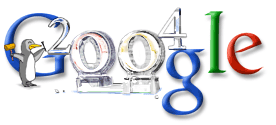 New Year 2004 Google Doodle