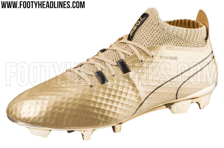 gold puma football boots