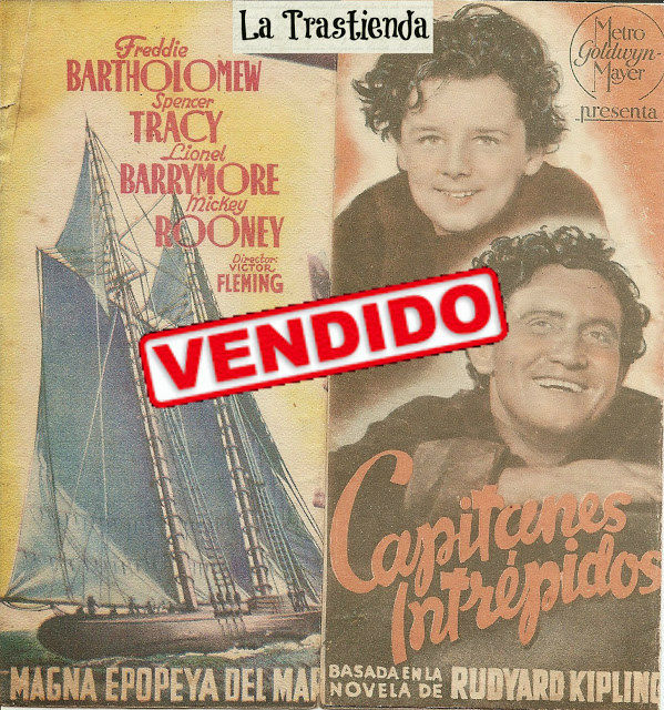 Programa de Cine - Capitanes Intrépidos (Doble) - Spencer Tracy - Freddie Bartholomew - Lionel Barrymore