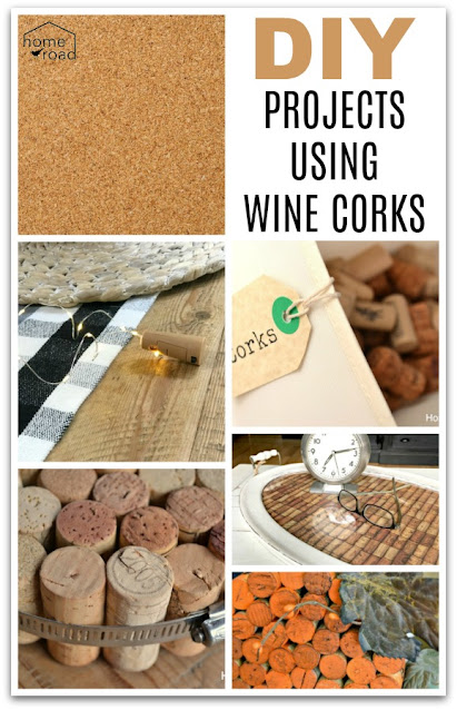 wine cork pin with collage of photos