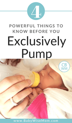 4 Powerful Things To Know About Breast Milk Before You Exclusively Pump. The facts are not cut and dry. There are factors you need to consider before deciding to pump instead of formula feed. 4 Powerful Things To Know About Breast Milk Before You Exclusively Pump. The facts are not cut and dry. There are factors you need to consider before deciding to pump instead of formula feed.