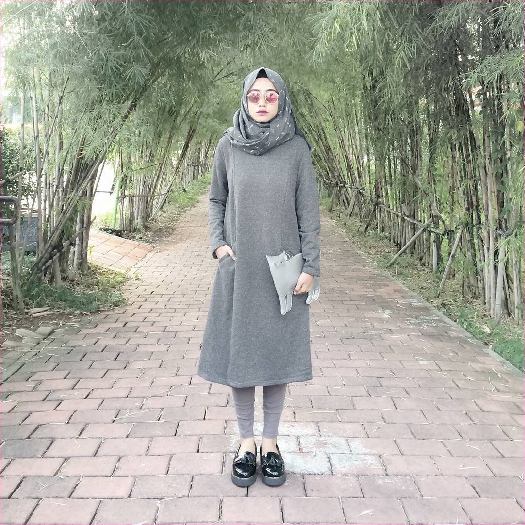 Outfit Baju Tunic Untuk Hijabers Ala Selebgram 2021