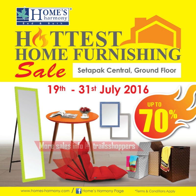 Home's Harmony Sale 19 to 31