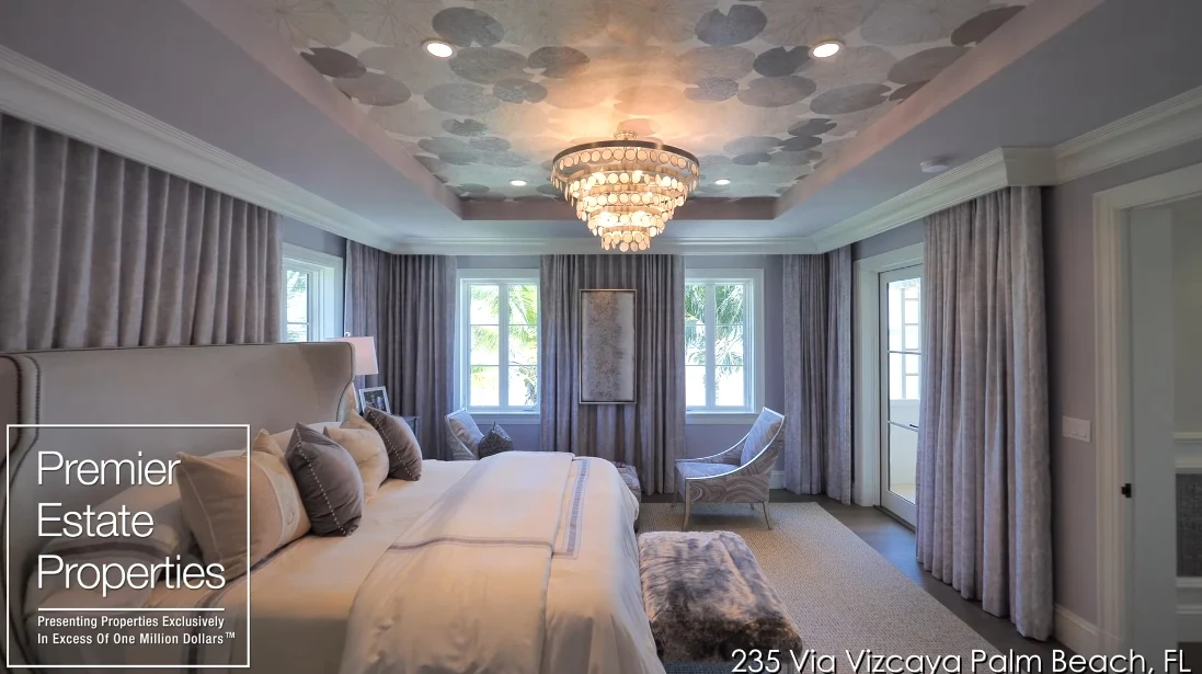 58 Interior Design Photos vs. 235 Via Vizcaya, Palm Beach, FL Luxury Home Tour