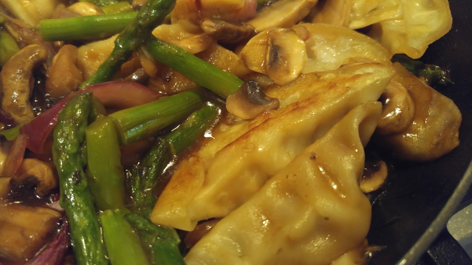 The Cannary Family Easy Potsticker Stir Fry