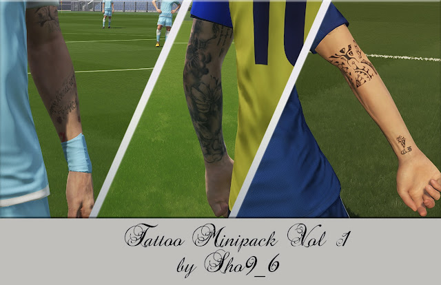 PES 2018 Mini Tattoo Pack dari Sho9_6