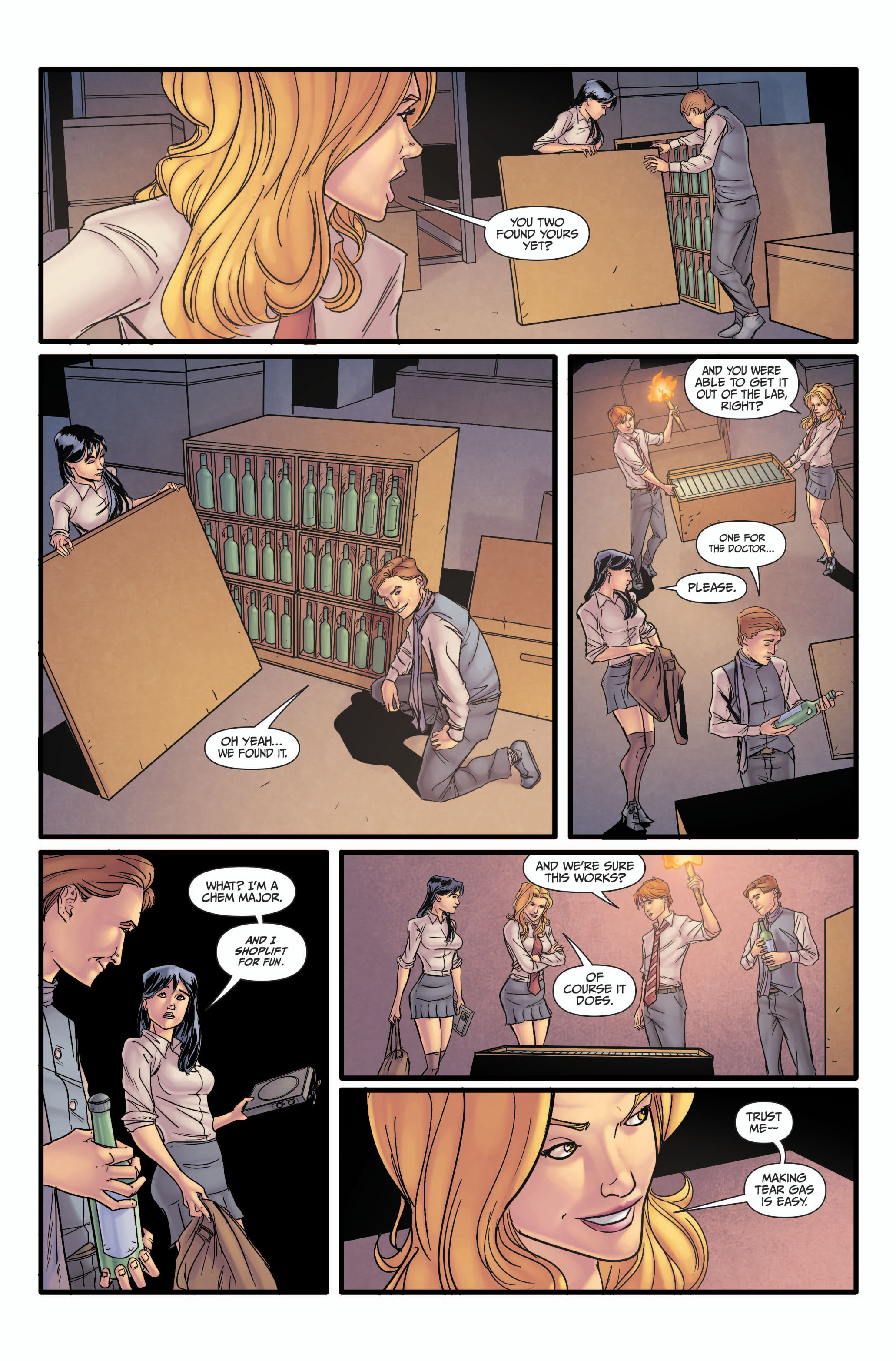 Read online Morning Glories comic -  Issue #4 - 21
