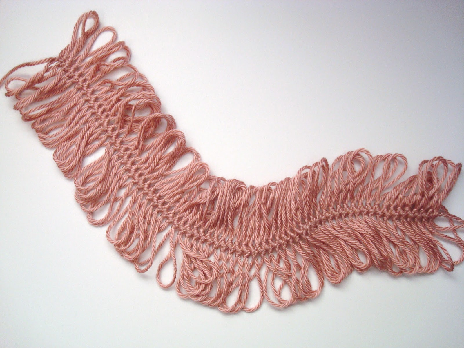 hairpin lace shawl