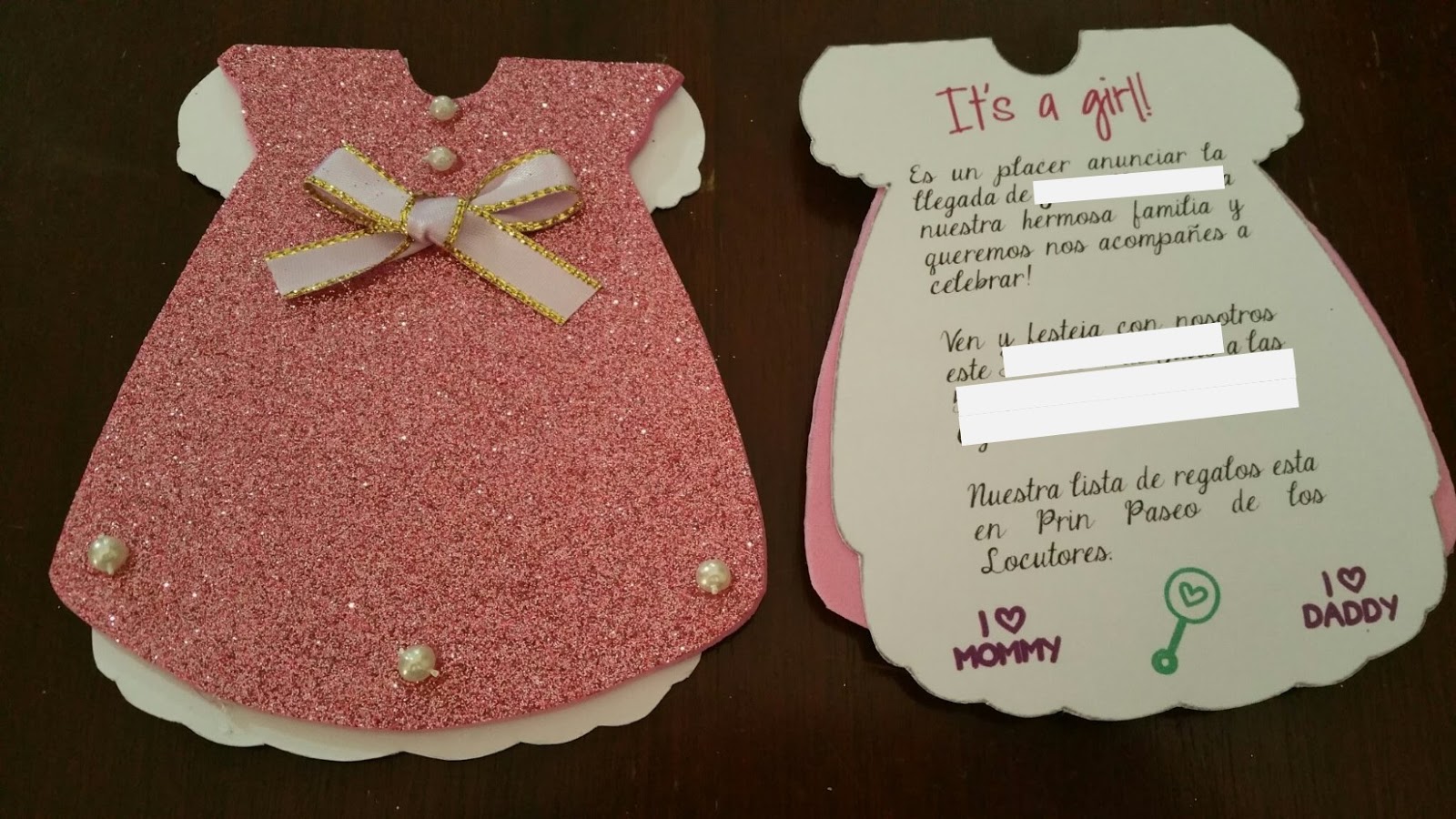 New DIY Girl Baby Shower Invitations!