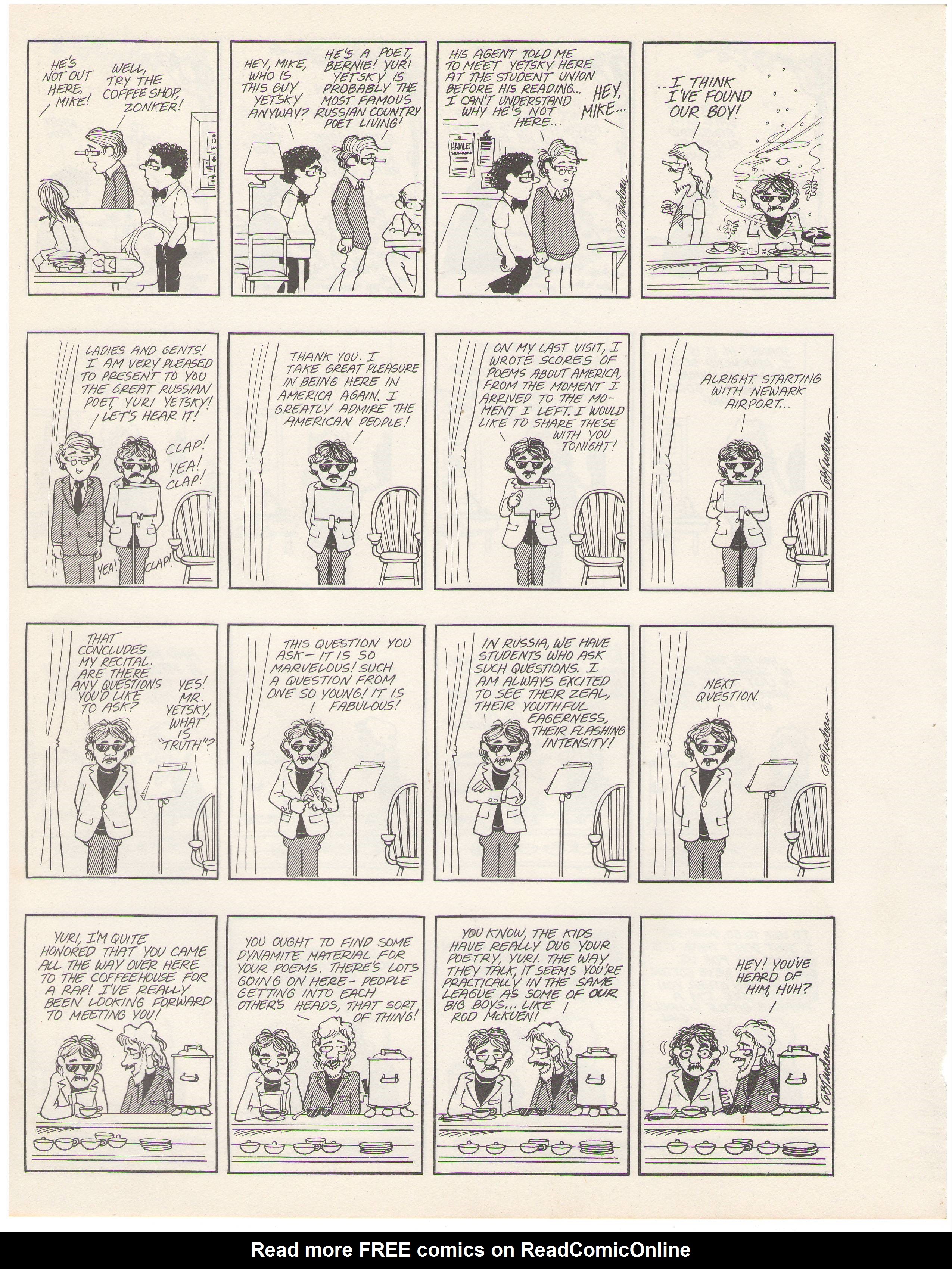 Read online The Doonesbury Chronicles comic -  Issue # TPB (Part 1) - 70