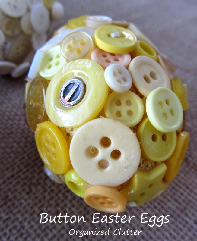 Button Easter Eggs Organized Clutter
