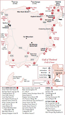 Map of Koh Samiu
