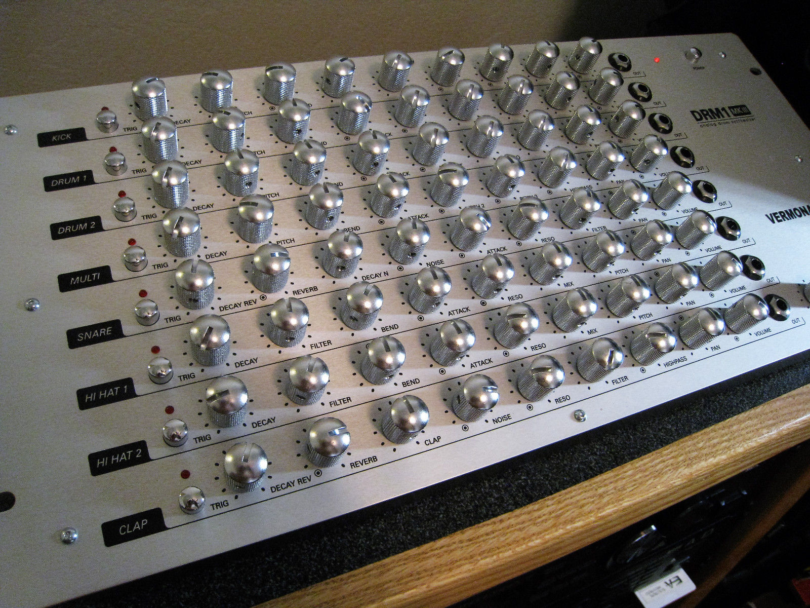 MATRIXSYNTH Vermona DRM1 MKIII Deluxe Analog Drum Synthesizer with