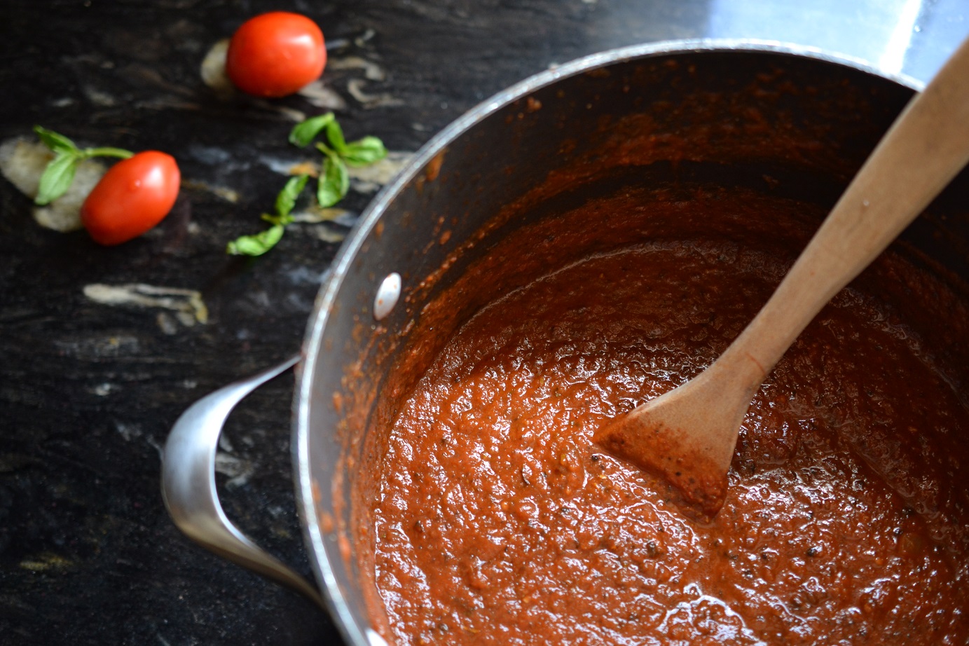 Greedy Girl Mushroom marinara sauce