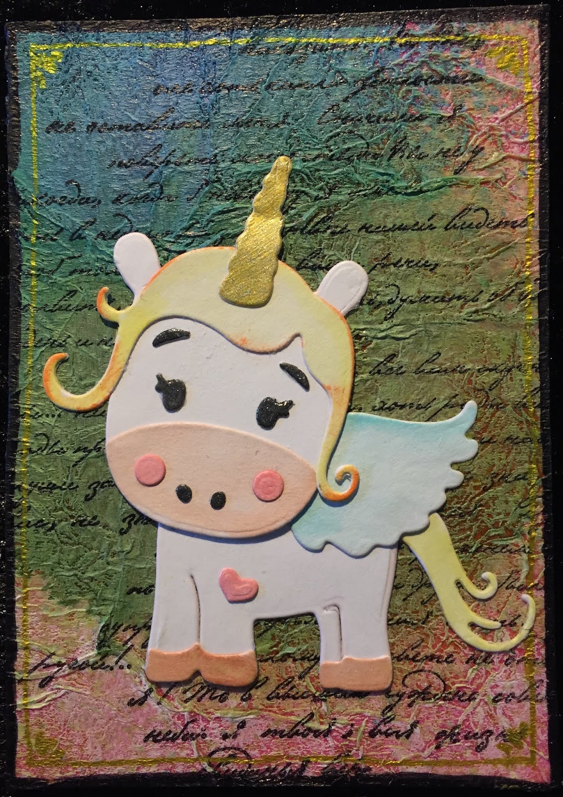 Kianna's Creatieve Blog Zentangle uitdaging en ATC kaartjes