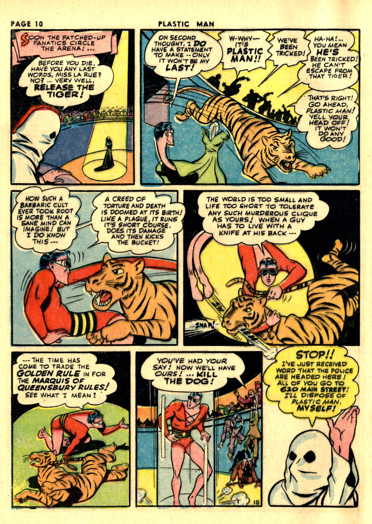 Read online Plastic Man (1943) comic -  Issue #1 - 12