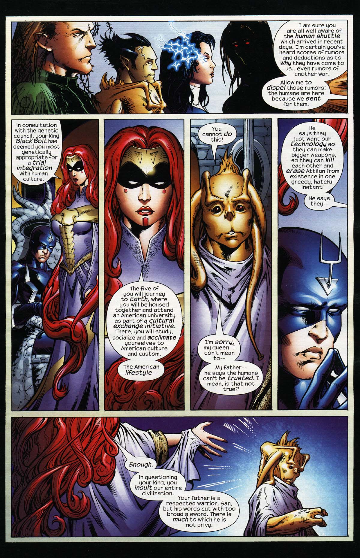 Read online Inhumans (2003) comic -  Issue #2 - 8