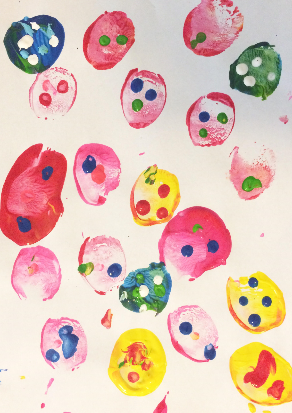 Art with Mrs Baker Easter Egg Potato Printing