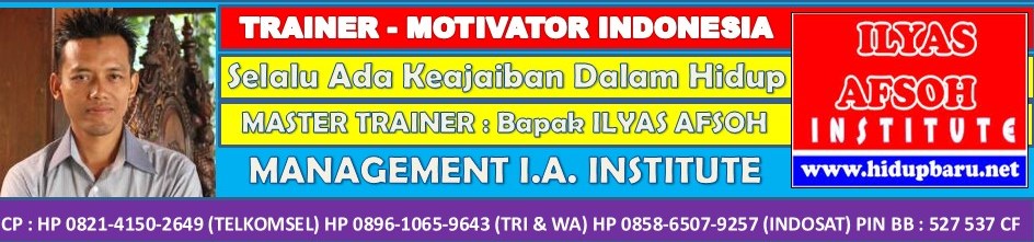 Pelatihan Trainer Motivator di Kota Jakarta 2016