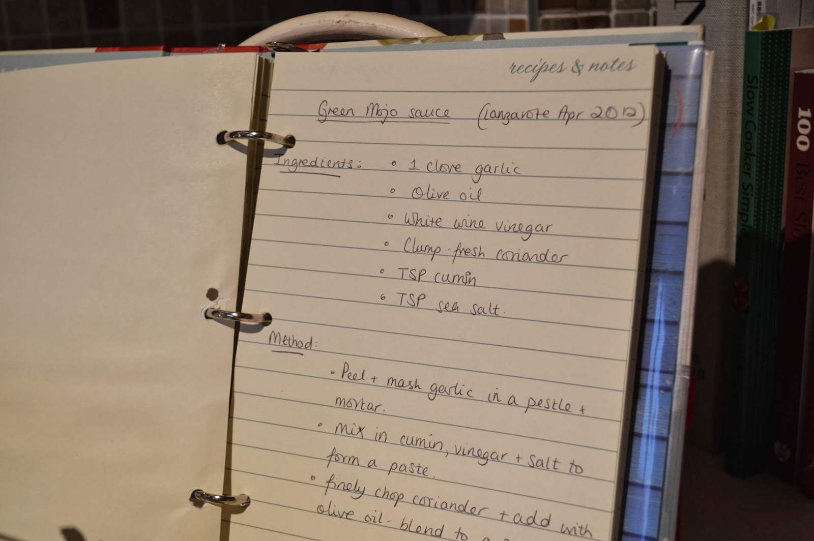 Recipe memories