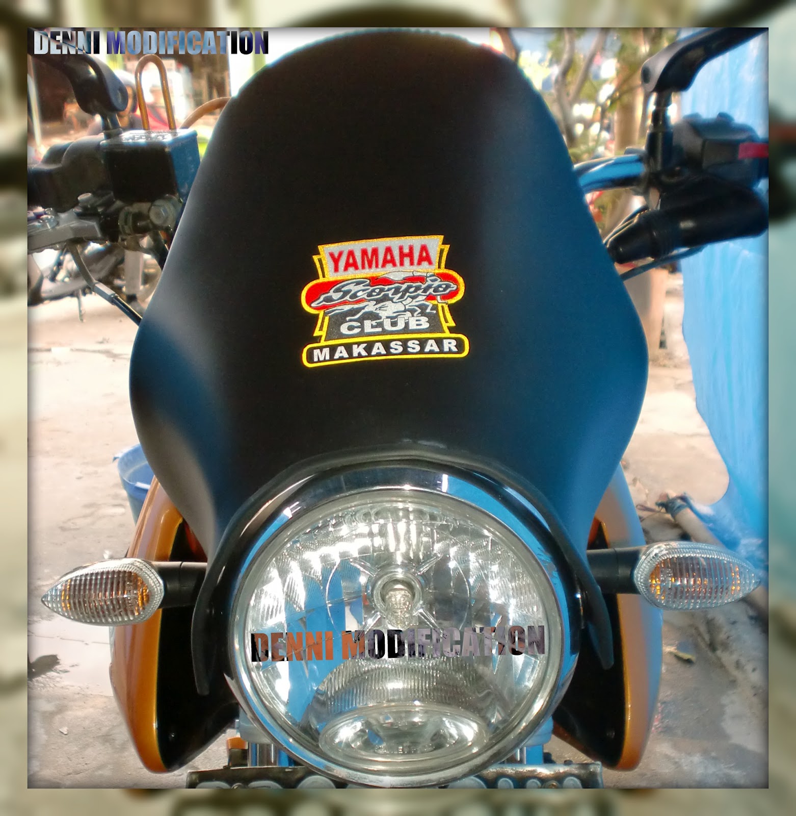 DENNI MODIFICATION: VISOR LAMPU DEPAN
