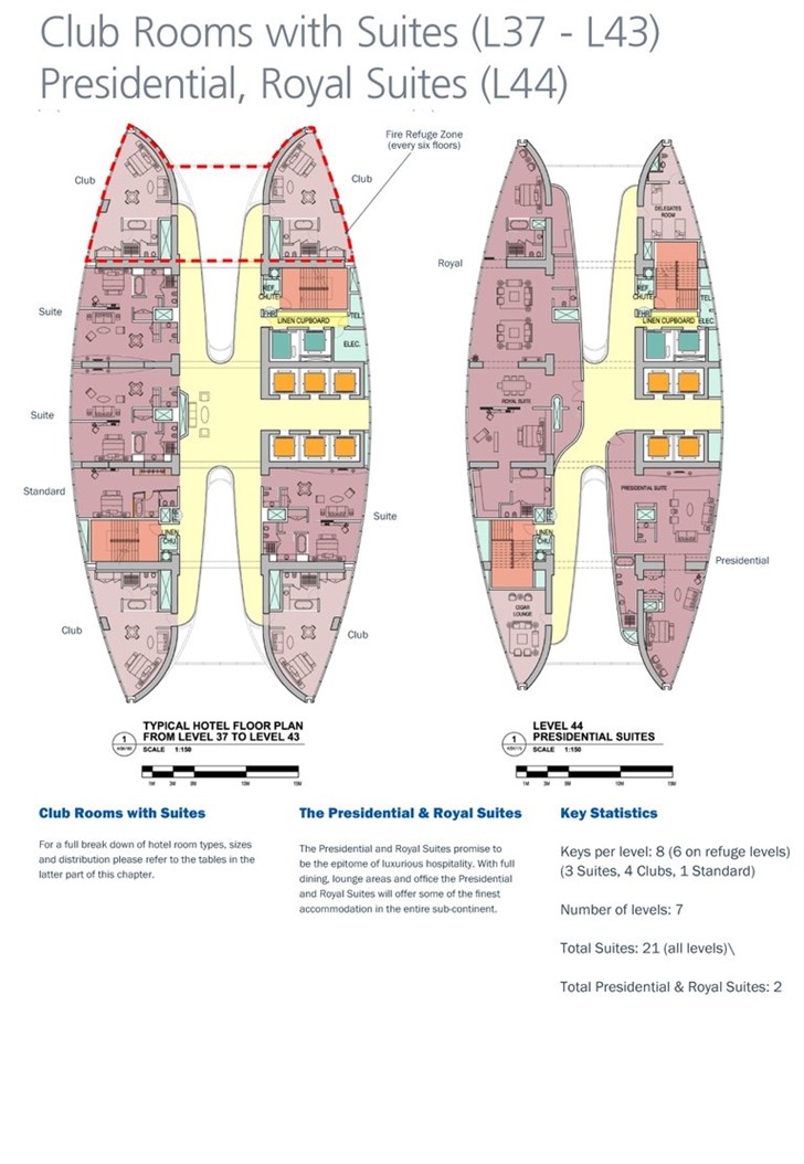 Floor plans of Namaste Tower, New Unique Skyscraper In Mumbai