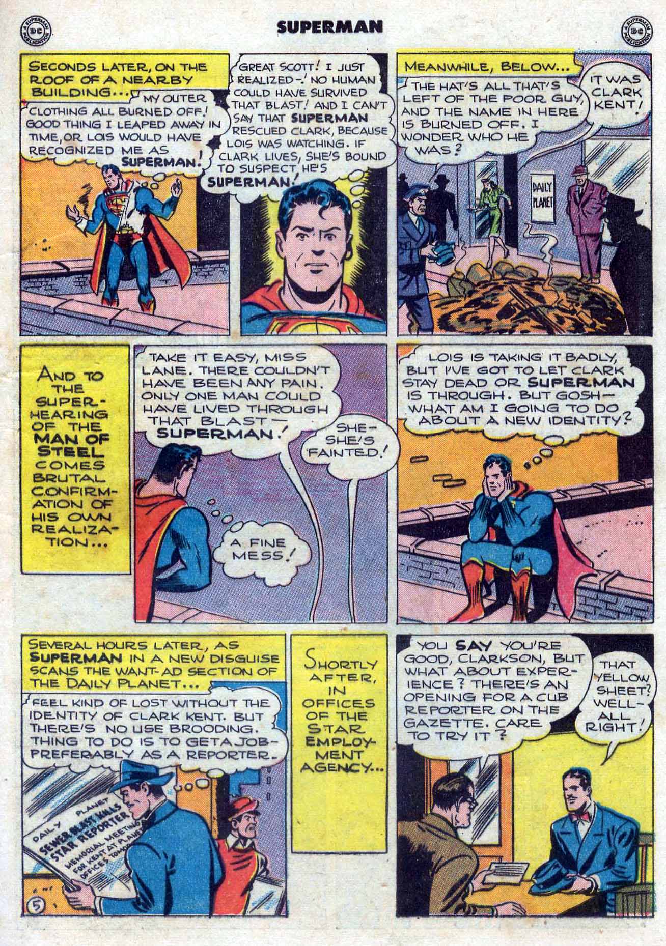 Read online Superman (1939) comic -  Issue #42 - 43