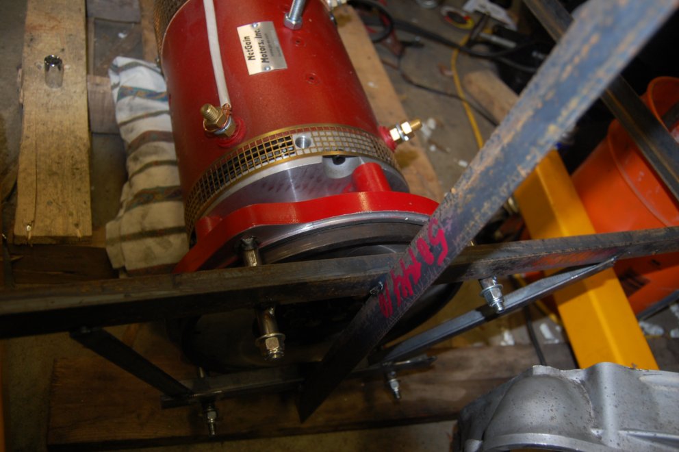 Electric Porsche Mounting the Electric Motor in the Car