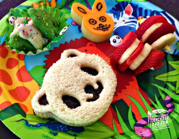 Μπαμπάς φτιάχνει ευφάνταστα σχολικά γεύματα