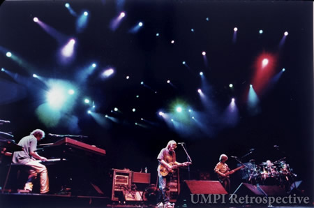Phish performing at The Great Whent
